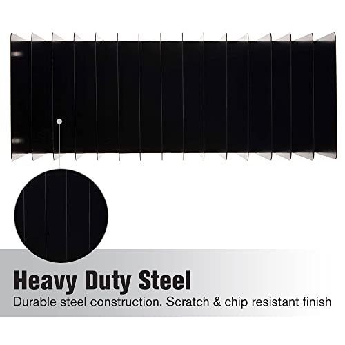 MMF Industries STEELMASTER Desk File Organizer | 15 Compartments | Scratch & Chip-Resistant Finish | Durable Steel Construction | Vertical File Organizer - style: Message Rack