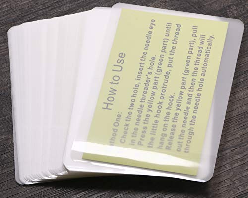 ONLYKXY 2.5x3.7-Inches Transparent Universal Thermal Laminating Sheets Pouches Premium Films for Laminator Machine - Photo Paper Files Card Picture for Office 100Pcs