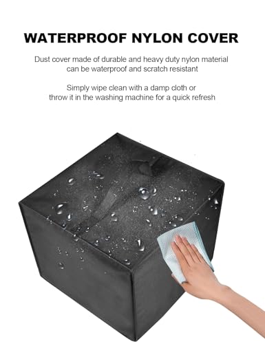 3D Printer Cover for FLASHFORGE Adventurer 5M 3D Printer | Heavy Duty Waterproof Anti-static Nylon Lid ,3D Printer Universal Protective Case (Black) - color: Black