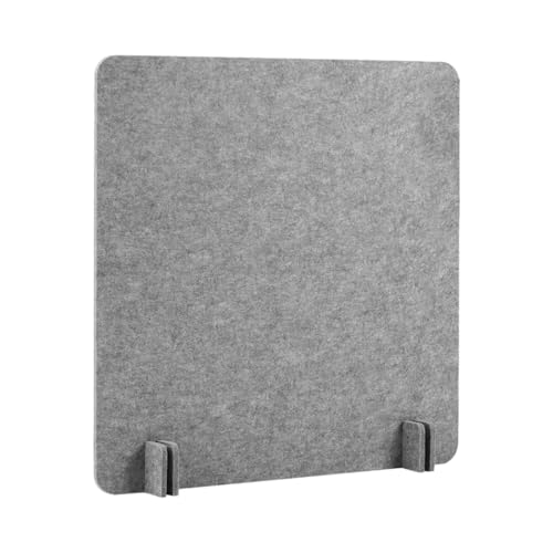 Acoustic Desk Divider Table Divider Cubicle Desktop Partition for School Classroom, Light Gray 40x40 cm - color: Light Gray 40x40 Cm