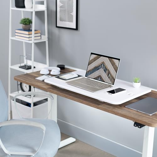 VIVO White 32 in Single Top Standing Desk Converter, DESK-V032JW - color: White, size: 32"