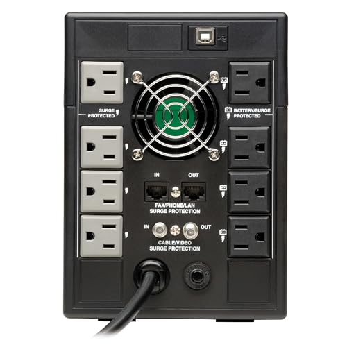 Eaton Tripp Lite SMART1300LCDT 1300VA UPS 720W 8 Outlets 650 Joules AVR LCD - size: 1300VA / Non-Expandable, style: Tower