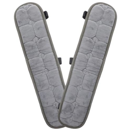 SEWACC 1 Pair Office Chair Armrest Pads, Elastic Arm Rest Covers for Desk Chair, 17.71 x 3.93 Inch - color: Grey