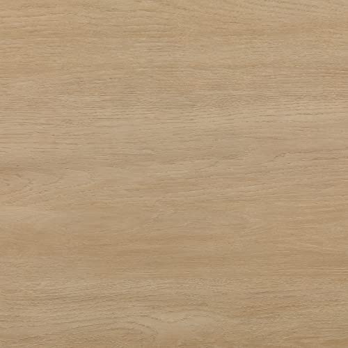 Walker Edison Transitional Office Design, Reeded Drawer Front Detail, Writing Desk with Drawer, Spacious Desktop, Complementary in Living Spaces, 38 Inch, Coastal Oak - color: Coastal Oak