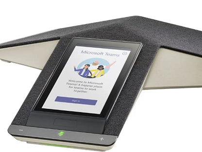 Poly - Trio C60 IP Conference Phone (Polycom) - Smart Conference Phone for Any Meeting Space - 5' Color Touch Display - Works with Teams, Zoom & More,Grey