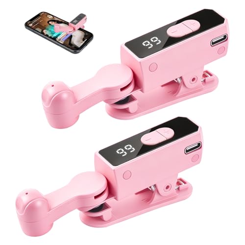 Auto Clicker for iPhone,Wireless Rechargeable Screen Tapper for TikTok - color: Pink, size: 2 Pack