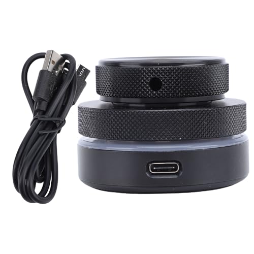 Customizable Knob, RGB Lighting 3 Control Modes BT 2.4G USB C Wired Connection, with Customizable Functions for OS X HarmonyOS iOS