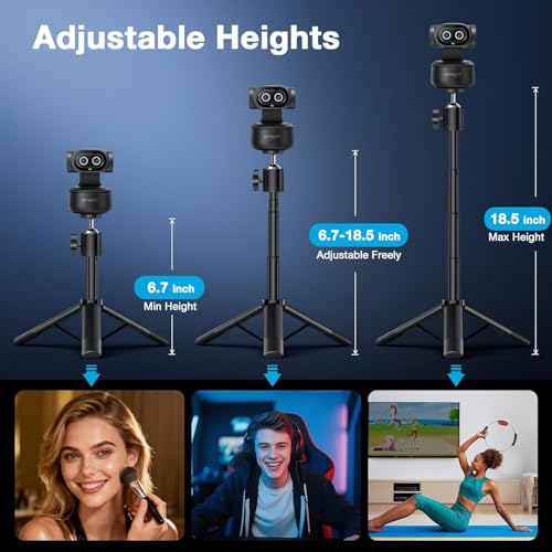 EMEET PIXY Dual-Camera AI-Powered PTZ Camera 4K with Tripod, AI Tracking - style: PIXY Kit Dual-Camera AI PTZ 4K