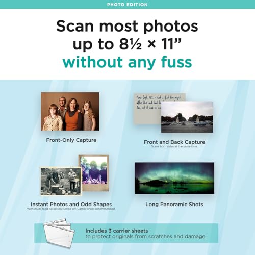ScanSnap iX2500 Photo Edition Wireless or USB High-Speed Scanner, Black | Cloud Enabled | Photos, Documents & Receipts | Large 5" Touchscreen | Mac or PC - color: ScanSnap iX2500 Photo Edition