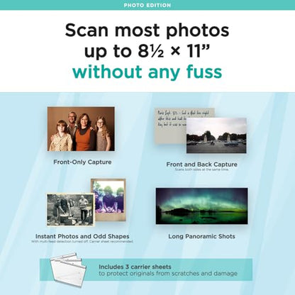 ScanSnap iX2500 Photo Edition Wireless or USB High-Speed Scanner, Black | Cloud Enabled | Photos, Documents & Receipts | Large 5" Touchscreen | Mac or PC - color: ScanSnap iX2500 Photo Edition