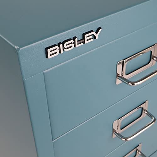 Bisley 3-Drawer Steel MultiDrawer Cabinet - Doulton Blue - color: Doulton Blue, size: 3 Drawer