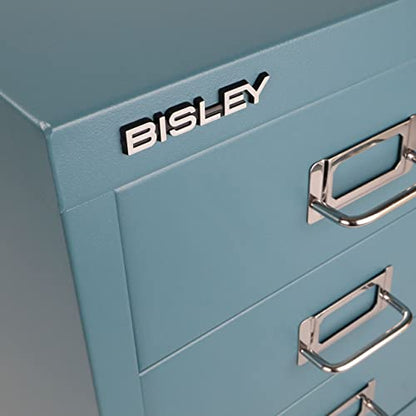 Bisley 3-Drawer Steel MultiDrawer Cabinet - Doulton Blue - color: Doulton Blue, size: 3 Drawer