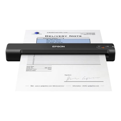 Epson Workforce ES-55R Mobile Receipt and Document Scanner with Receipt Management Software for PC and Mac - style: ES-55R - New