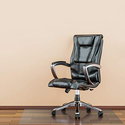 Cleartex Floortex Megamat Extra Thick 46-inch x 60-inch Rectangular Chair Mat for Hard Floors & Carpets, Polycarbonate (FCM121525ER) - size: 46" x 60"