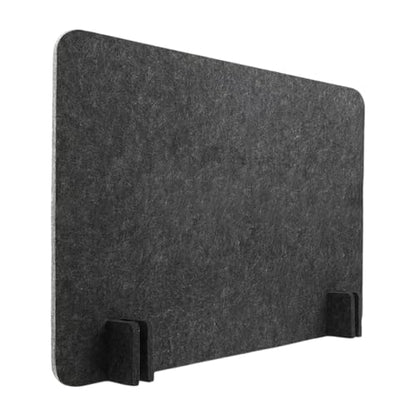Desk Privacy Panel Desk Divider Privacy Panel Reducing Noise Acoustic Desk Divider Desktop Partition Absorption Performance Easy to, Black and Grey, 40cmx50cm