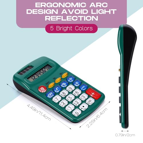 Flutesan 30 Pack Pocket Calculator,Blue, Gray, Red, Green, Purple - color: Blue, Gray, Red, Green, Purple