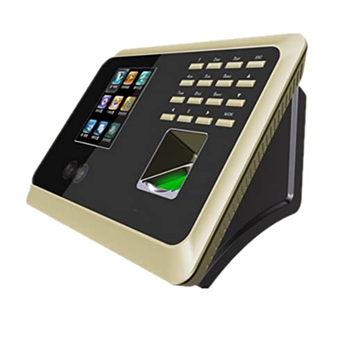 Clock in Machine, UF100 WiFi IP Face Recognition Fingerprint Time Attendance Machine Time Clock for Employee Small Business