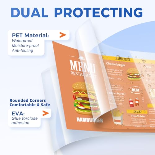 3.5Mil Thermal Laminating Pouches 8.5 x 11 Inches 50Pack - size: 8.5"x11.5", style: 3.5Mil_50Pack