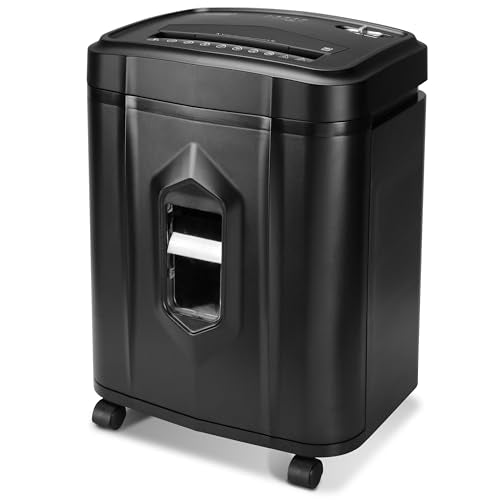 Aurora AU1645XA 16-Sheet Cross-Cut Paper and CD/Credit Card Shredder/5-Gallon Pullout Basket/ 30 Minutes Run Time - color: Black, size: 16-Sheet CrossCut