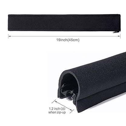JOTO 4 Pack Cable Management Sleeve 19-20 Inches -Black - color: Black, size: 4 Pack, 20 Inches