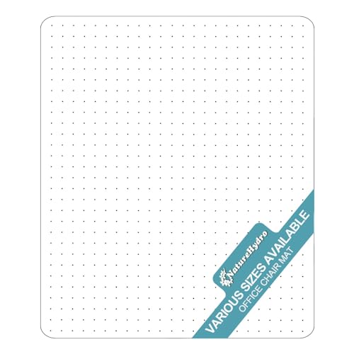 Naturehydro Office Chair Mat for Carpet, 53" x 45" Clear Computer Chair Mat, Carpet Protector Mat for Office Chair, Smooth Glide (Rectangle) - color: Flat-pile Carpets, size: 45'' x 53'' Rectangle