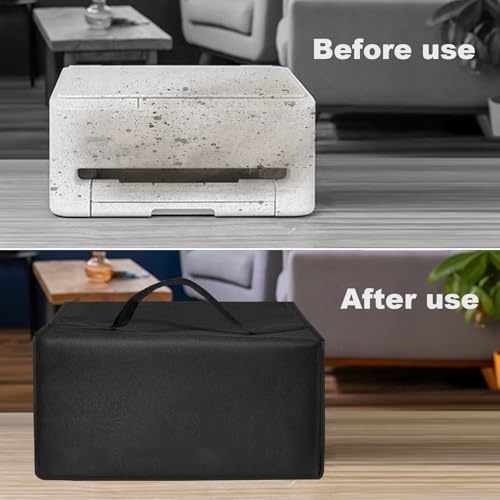 Printer Dust Cover for Canon PIXMA TS4320 /PIXMA TS6520 Inkjet Printer, | Printers Universal Anti-static Protective Nylon Covers Case for Brother Smart 1360 Inkjet Printer (Cover Only) - color: Black
