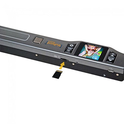 VuPoint PDS-ST470PE-VP Compact Portable Wand Scanner with 1.5" Color Viewfinder - color: Pewter