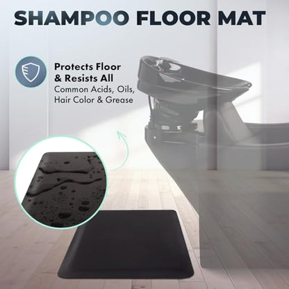 Buy-Rite Shampoo Mat Anti-Fatigue Salon Floor Mat 1.5 x 2.5 1/5"
