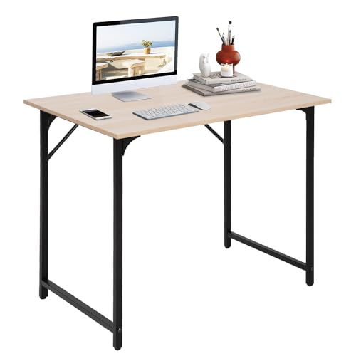 BestOffice Computer Desk,Home Office Desk, Modern Simple Style for Home Office Study Writing (Nature, 32 Inch) - color: Nature, size: 32 Inch