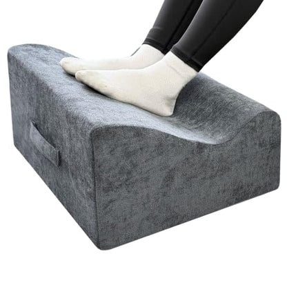 Large Foot Rest for Under Desk at Work, Footrest with Washable Cover for Office,Multifunctional Home Footrest,Dark Gray+AA - color: Dark Gray+aa
