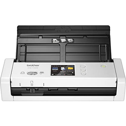 Brother Wireless Document Scanner, ADS-1700W, Fast Scan Speeds, Easy-to-Use, Ideal for Home, Home Office or On-the-Go Professionals (ADS1700W), white - style: Old Model: AD1700W
