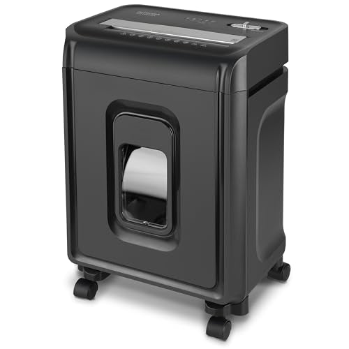 Aurora AU1085MA High-Security 10-Sheet Micro-Cut Paper and Credit Card Shredder with 4-Gallon Pullout Wastebasket/ 20 min Run Time - size: 10-Sheet MicroCut