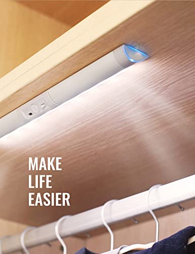Joyzy 2 Pack Motion Sensor Closet Lighting with Eye Protection Design Automatic Closet Lights Battery Operated Pantry Light Wireless Lightings, LED Rechargeable Counter Lighting for Wardrobe - color: 2 Pack