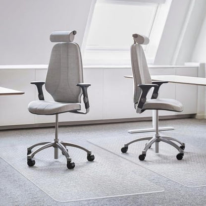 Office Chair Mat for Low-Pile Carpet 36" x 48", 2-Pack Office and Home Set | Clear PVC With Anti-Slip Studs, Prevents Carpet Wear From Rolling Chair Wheels, Smooth Glide Surface For Easy Daily Rolling - size: 2 pcs 36" x 48" (for low-pile carpet)