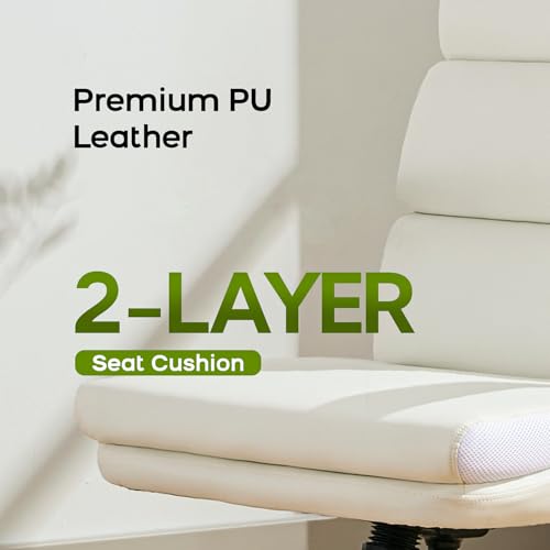 amseatec Drafting Chair, Tall Office Chair with Footrest for Standing Desk | 3-zone backrest and dual-layer cushion add comfort; 90° flip-up armrests plus adjustable foot ring fit counter-height tables - color: White