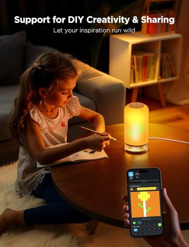 Govee RGBIC Smart Table Lamp 2, Touch Bedside Small Table Lamp (Corded) (Pack of 2) - size: Small (Pack of 2)