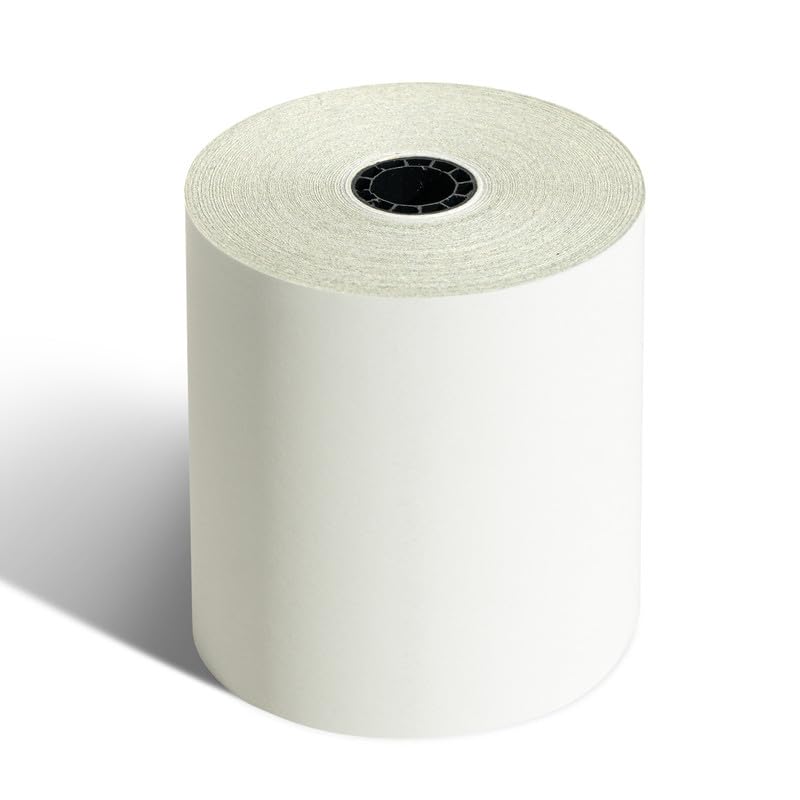 3" x 95' 2-Ply Carbonless Paper, 20 Rolls, Compatible with Star Micronics SP700 SP2000 UP389 Omni 480 TMU 220 250, Epson M119 TM300 TM-U200 TM-U200B, and More - size: 3 x 95 Two-Ply Carbonless