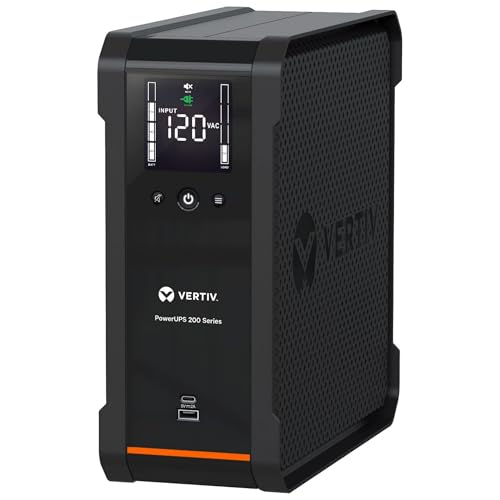 Vertiv PSA6-850LVT 850VA & 530W PowerUPS 200 120V Line Interactive Desktop UPS - size: 850VA/530W