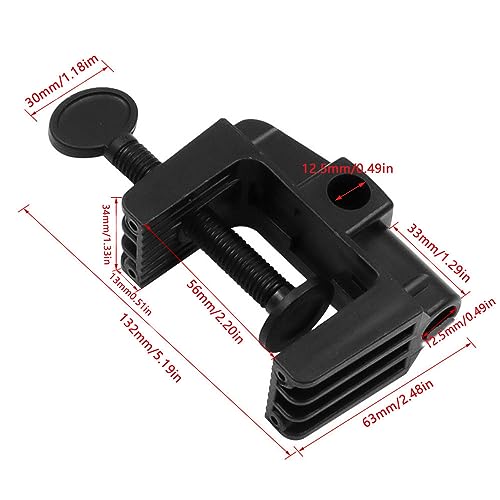 3 Pack Desk Lamp Swing Arm Clamp Replacement Clip Non-Marring Plastic Bracket Stand Base Holder for Desktop Architect Adjustable Gooseneck Table Lamp LED Light Microphone Camera Scissor Arms