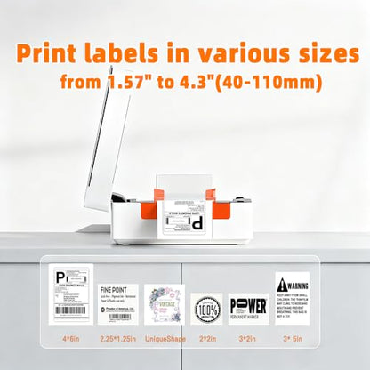 A81-Pro 4x6 Thermal Label Printer, Wireless Bluetooth Shipping Label | Maker for Fast Ecommerce Shipping, Compatible with Amazon, Shopify, Small Business, iOS/Android/Windows