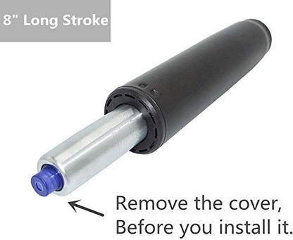 8" Chair Hydraulic Cylinder Replacement for Office Chair Gas Lift Cylinder | Universal Class 4 office chair gas lift cylinder replacement 450 lbs heavy duty piston fits most executive office desk chairs - size: 8 inch
