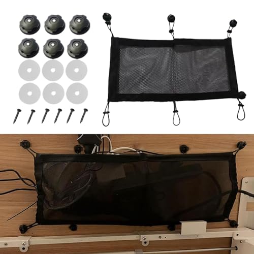 Under Desk Cord Organizer Space-Saving Large Capacity Adjustable Versatile