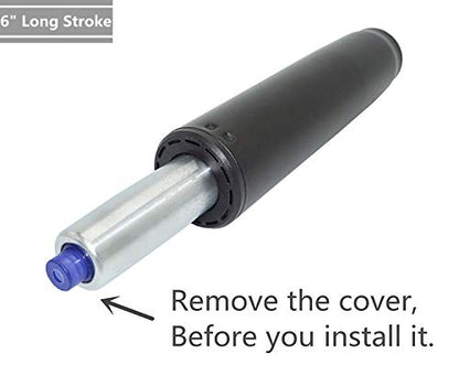 6" Chair Hydraulic Cylinder Replacement for Office Chair Gas Lift Cylinder | Universal Class 4 office chair gas lift cylinder replacement 450 lbs heavy duty piston fits most executive office desk chairs - size: 6 inch