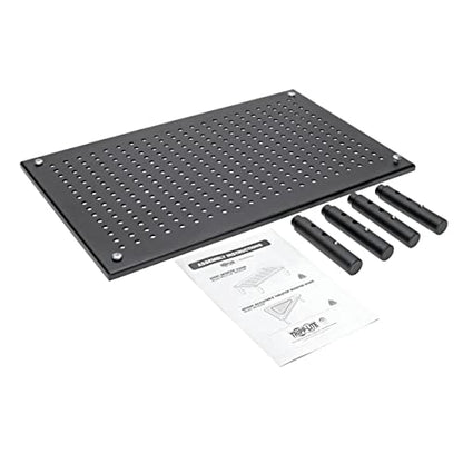 Tripp Lite Computer Monitor Stand, Adjustable Height, 18 x 11 in., Metal, Black (MR1812M) - style: 18 x 11 in