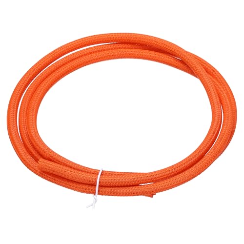 MECCANIXITY Split Sleeve Wire Loom Braided Sleeve 1/8" 5Ft Orange - color: Orange, size: 1/8" x 5Ft