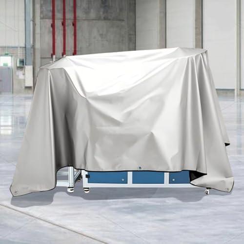 Jumbo Machine Cover, Breathable Rust-Proof, 57.87"x38.58", Silver/Black - size: 57.87inchx38.58inch
