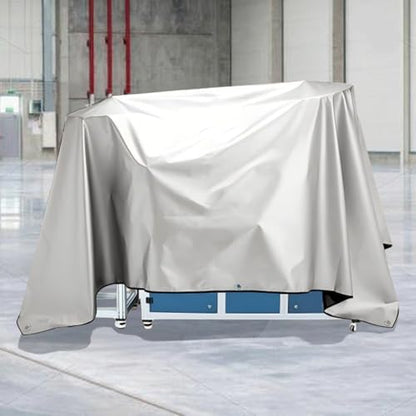 Jumbo Machine Cover, Breathable Rust-Proof, 72.83"x57.87", Silver/Black - size: 72.83inchx57.87inch