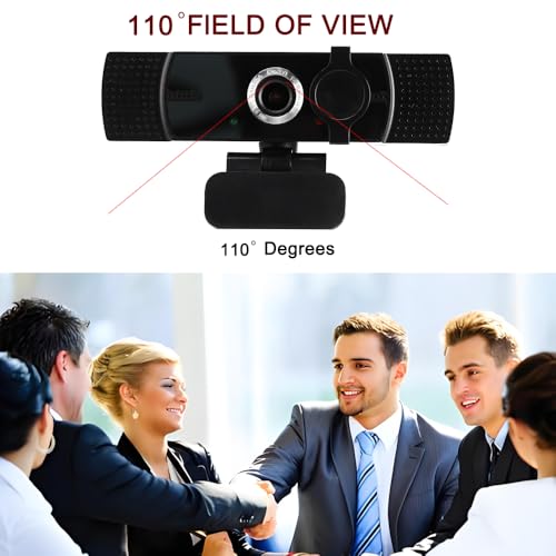 Hd (1080P) Computer Network USB Camera with Microphone, 1.8m Cable, typc-c Adapter, Triangle Stand. for Network Office, Video, Study, Live broadcast-3pack