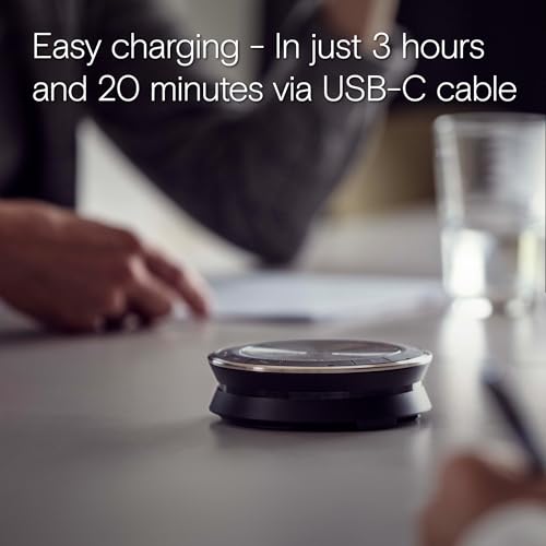 EPOS Expand SP 30T (1000225) Portable Bluetooth Speakerphone - Instant Conferencing Anywhere - Sound-Enhanced - PC, Mobile Phone & Softphone Connection