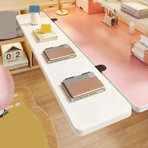Ergonomics Desk Extender Tray, Foldable Keyboard Extender Tray Clamp On | Large Size Foldable Keyboard Extender, Computer Keyborad Tray, Desk Extension Board Armrest Support for Home and Office - color: White, size: 120*20